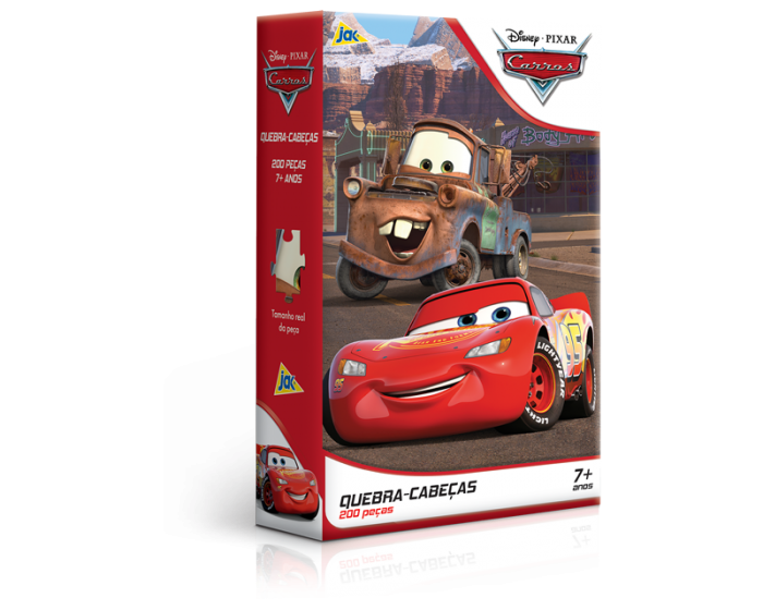 Quebra-Cabeças Carros 3 Disney Xalingo : : Brinquedos