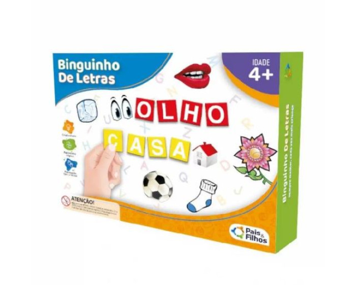 Jogo Binguinho de Letras