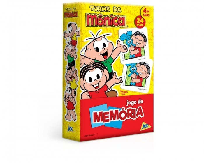 Jogo da Memória Turma da Mônica 24 Peças - Xalingo - Ifcat ToyStore