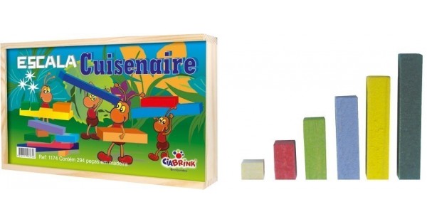 Escala Cuisinaire - 294 peças - Gemini Jogos Criativos